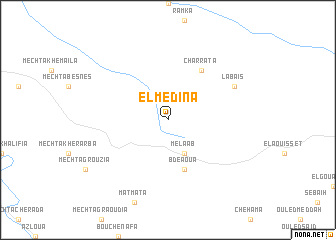 map of El Medina