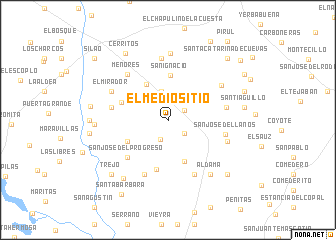 map of El Medio Sitio