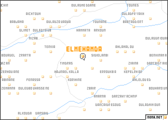 map of El Mehamda