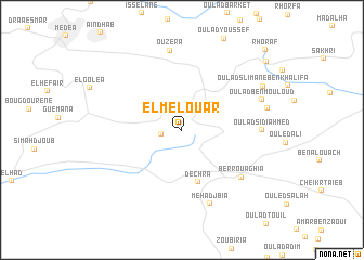 map of El Melouar