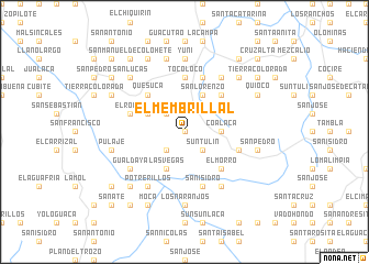 map of El Membrillal