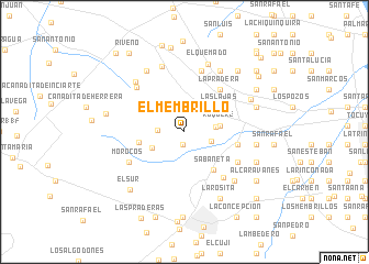 map of El Membrillo