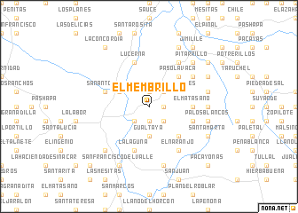 map of El Membrillo