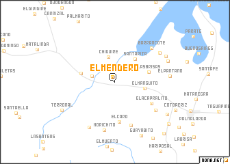 map of El Mendero