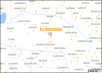 map of El Mengoud