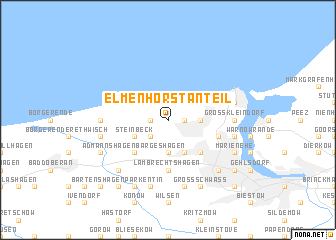 map of Elmenhorst Anteil