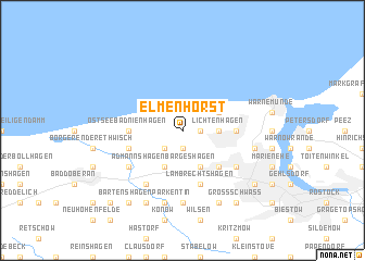 map of Elmenhorst