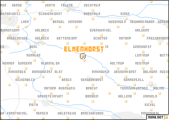 map of Elmenhorst