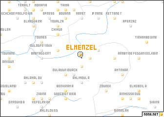 map of El Menzel