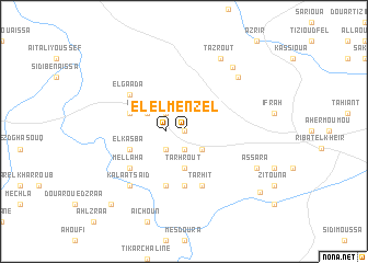 map of El Menzel