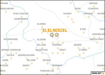 map of El Menzel