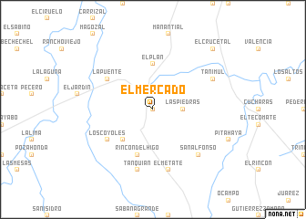 map of El Mercado