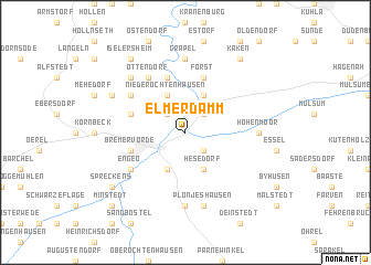 map of Elmerdamm