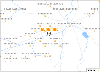 map of El Merino