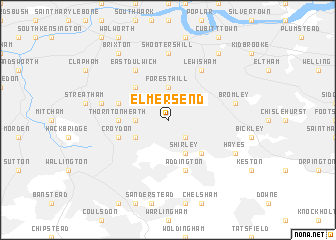 map of Elmers End