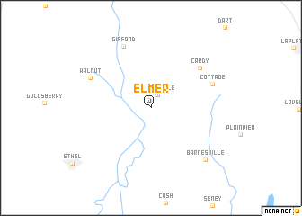 map of Elmer