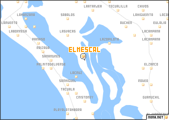 map of El Mescal