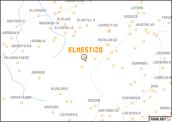 map of El Mestizo