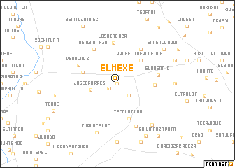 map of El Mexe