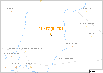 map of El Mezquital