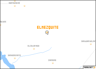 map of El Mezquite