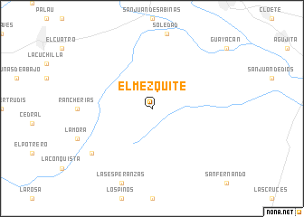 map of El Mezquite