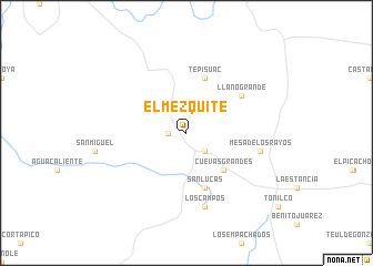 map of El Mezquite