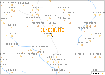 map of El Mezquite