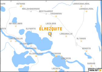 map of El Mezquite