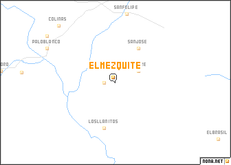 map of El Mezquite