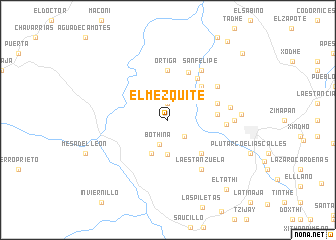 map of El Mezquite