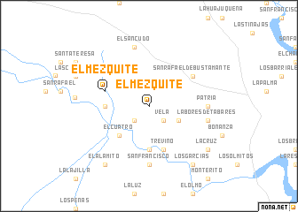 map of El Mezquite