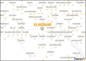 map of El Mgadime