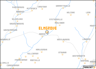 map of Elm Grove