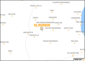 map of Elm Grove