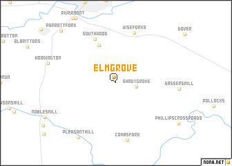 map of Elm Grove