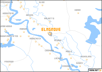 map of Elm Grove