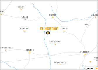 map of Elm Grove