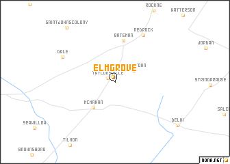 map of Elm Grove