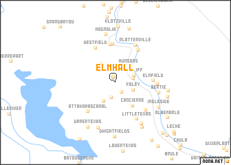 map of Elm Hall