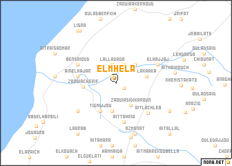 map of El Mhela