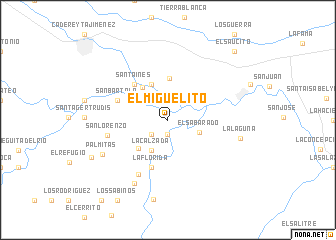 map of El Miguelito