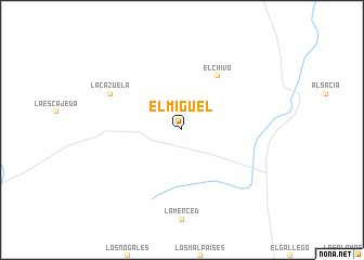 map of El Miguel