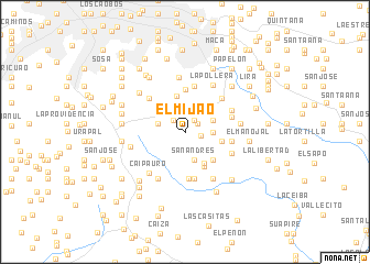 map of El Mijao