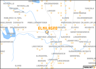 map of El Milagro