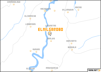 map of El Milgarobo