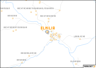 map of El Milia