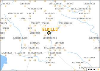 map of El Millo