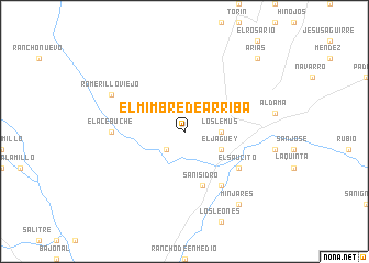 map of El Mimbre de Arriba