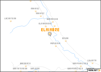 map of El Mimbre